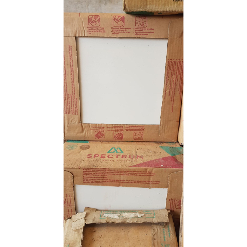 keramik lantai putih spectrum glossy 30 x 30 KW1