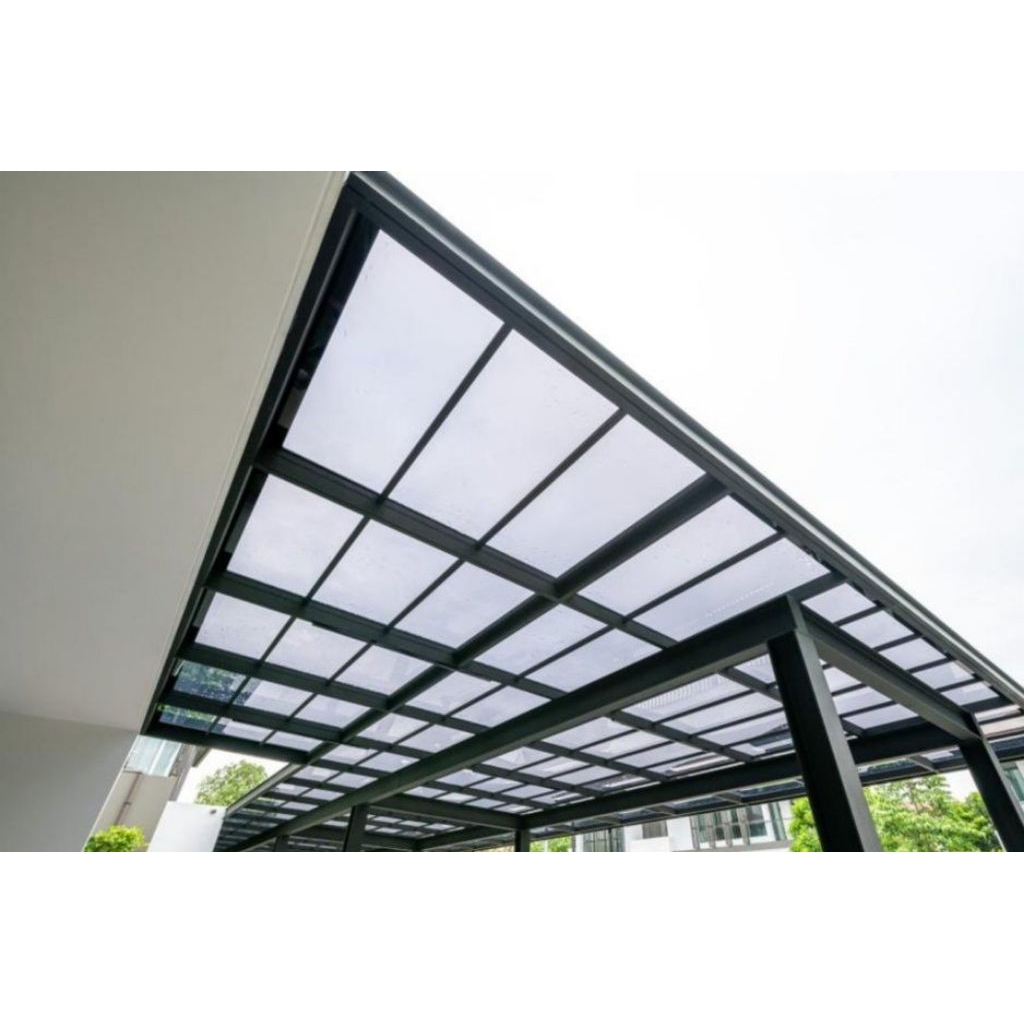 kanopi kaca tempered