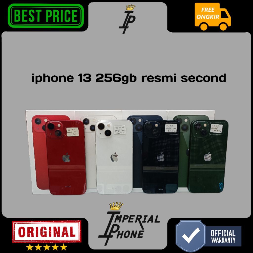 iphone 13 256Gb resmi second