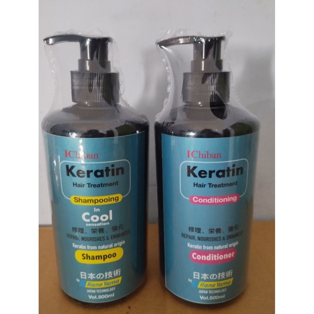 ichiban Shampoo keratin & conditoner keratin 500ml