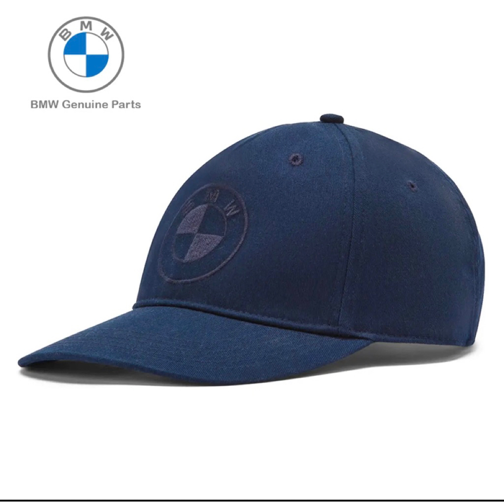 Original BMW Logo tonal Freude Baseball Topi unisex Dark blue