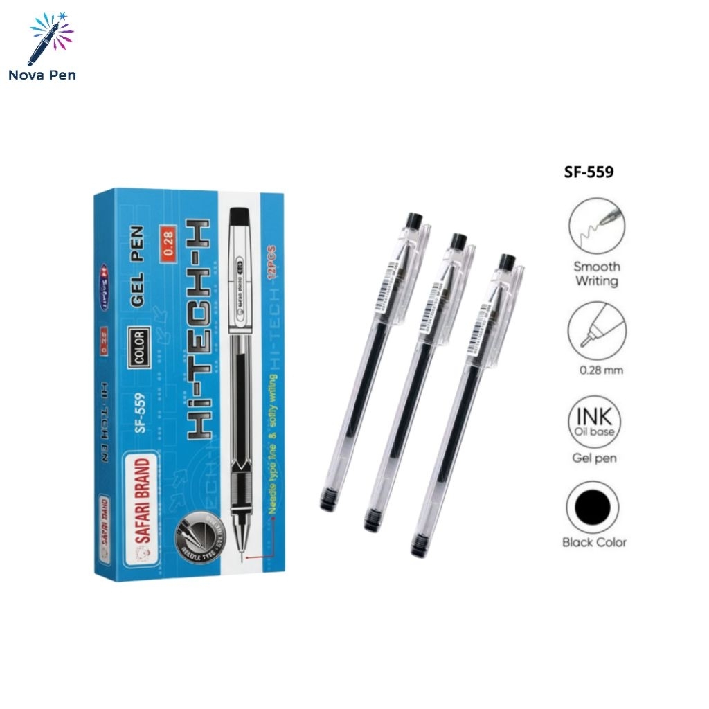 Pulpen Hi-tech Safari Brand (Hitam)