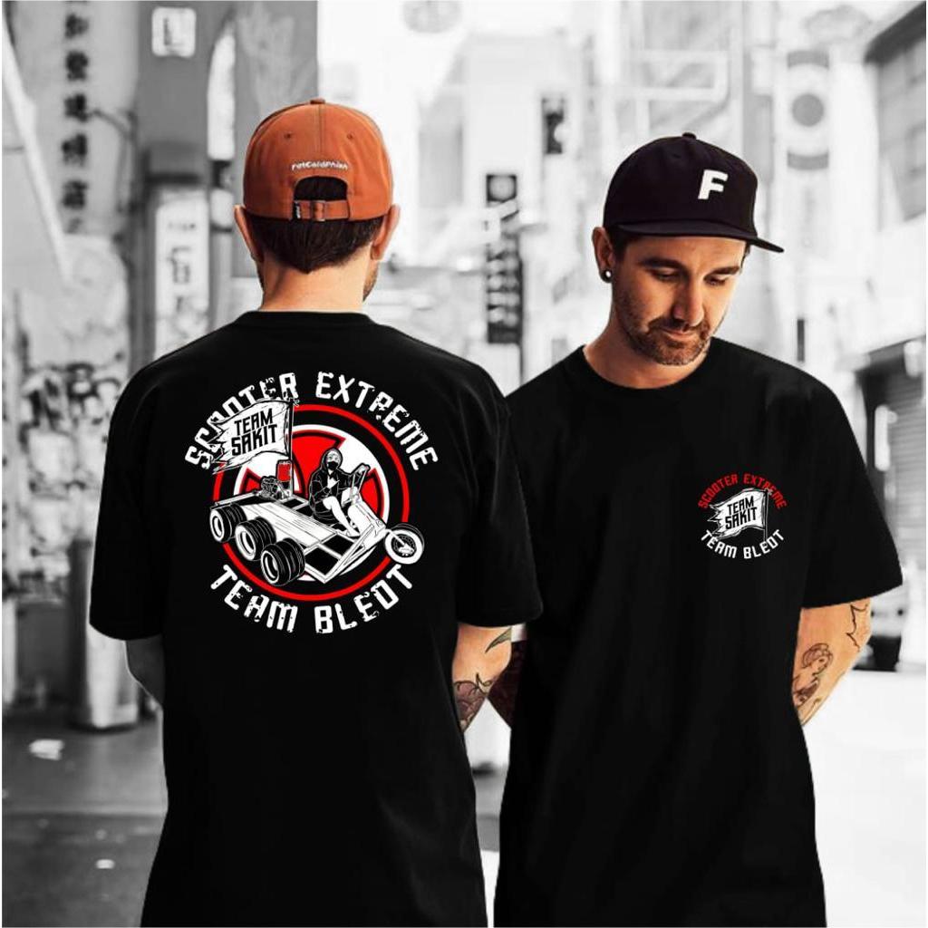 BAJU TSHIRT KAOS DISTRO MOTOR VESPA GERI EXTREAM ORIGINAL