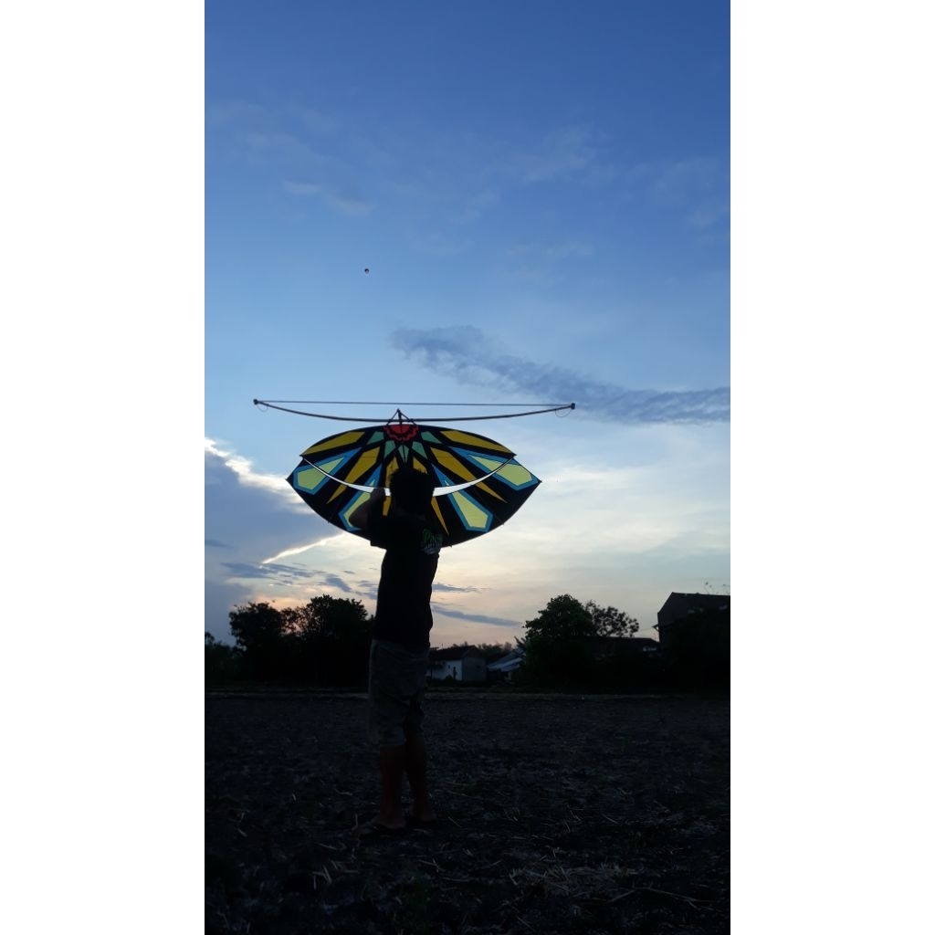 layangan sendaren Pegon ceper