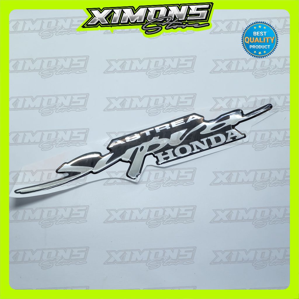 emblem honda astrea supra / emblem timbul honda supra / emblem supra titanium / emblem honda supra