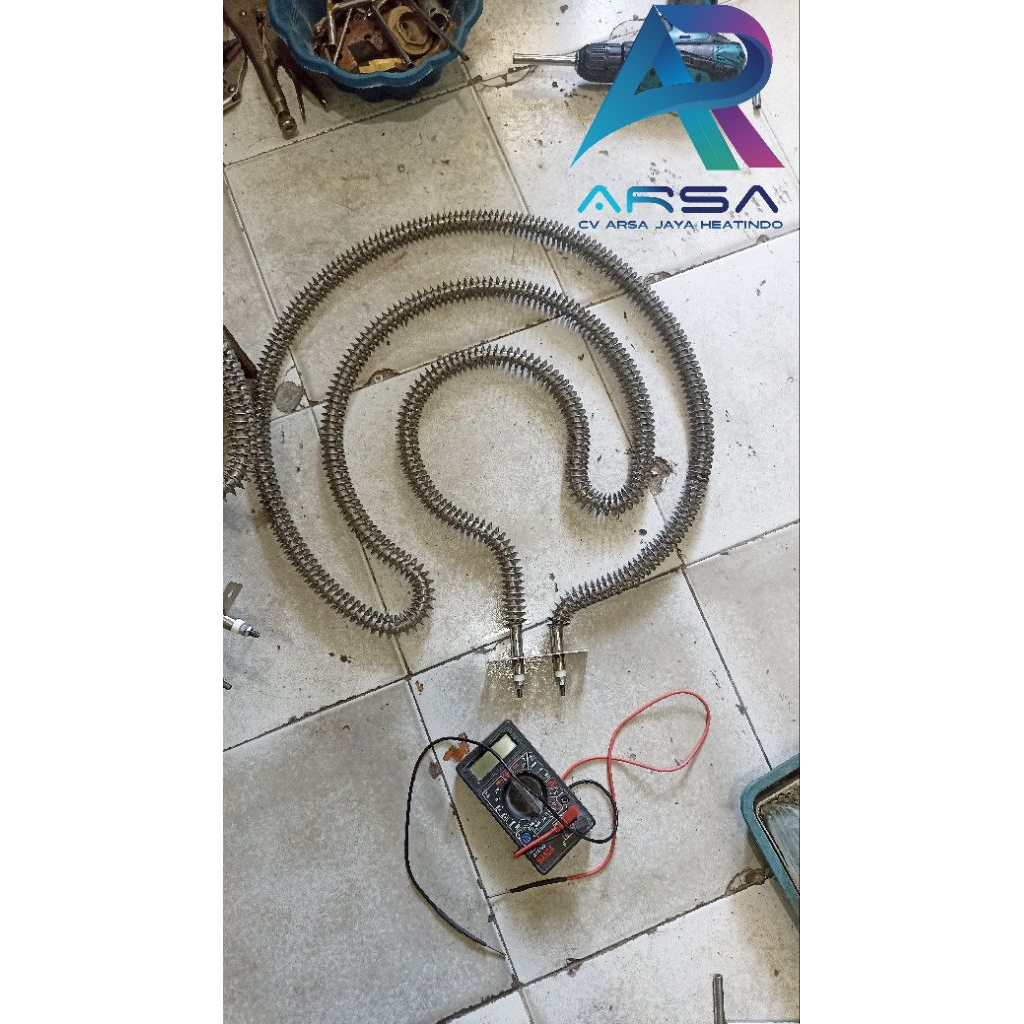 ELEMEN HEATER PEMANAS RUANG/FIN HEATER CUSTOM