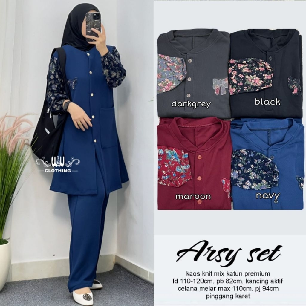 Setelan wanita Arsy set Ori W&M Galeri
