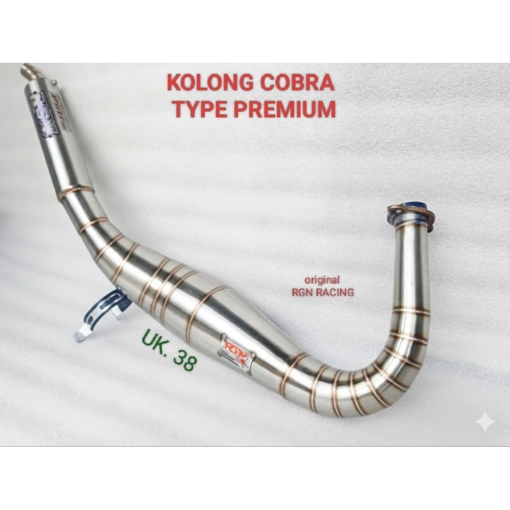 KNALPOT KOLONG COBRA PREMIUM. KNALPOT RX KING. RX SPESIAL. ORIGINAL RGN RACING