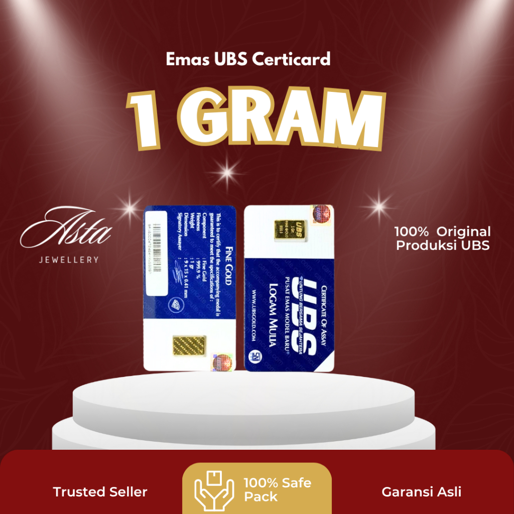 UBS Logam Mulia 1 Gram Classic