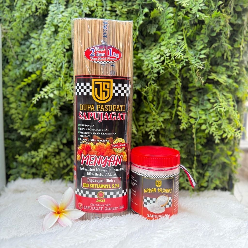 PAKET DUPA HERBAL MENYAN PASUPATI & GARAM PASUPATI SAPUJAGAT
