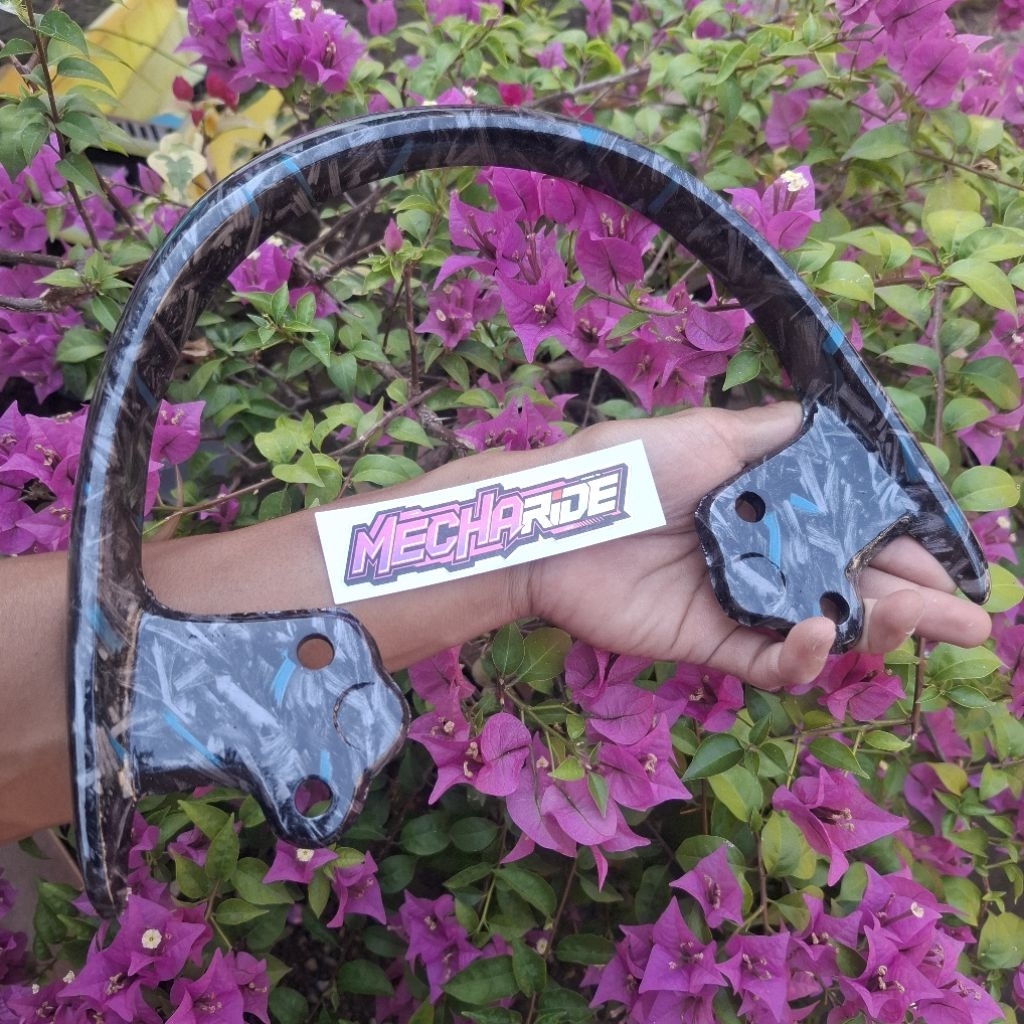 Behel Begel Scoopy Carbon Forged Planger Jok Belakang Scoopy Donat Carbon