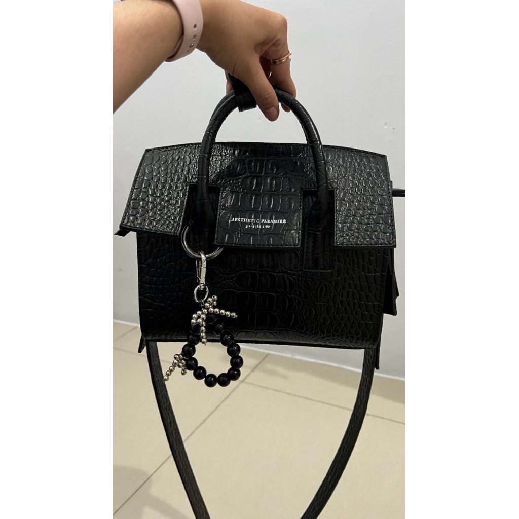 Aesthetic Pleasure Mini Isolation Croc Bag (Genuine Leather)