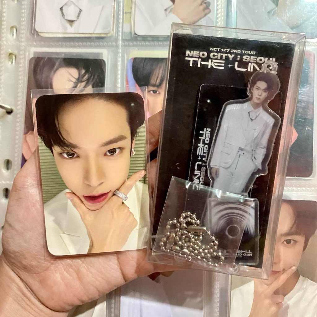 [fullset] doyoung nct 127 neo city the link acrylic standee keyring photocard md pc