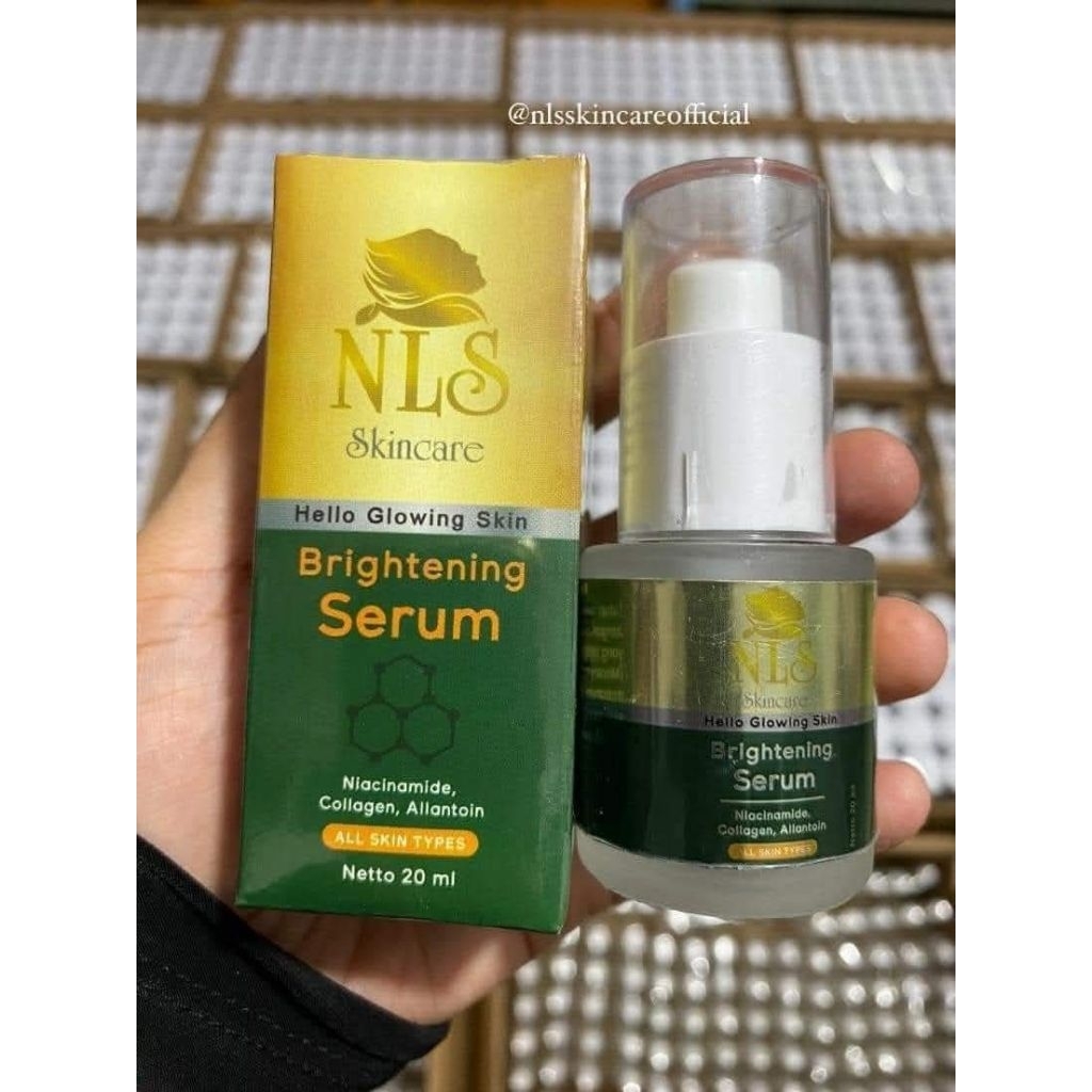 toner nls/krim siang nls/krim malam nls skincare dan serum dosting nls skincare