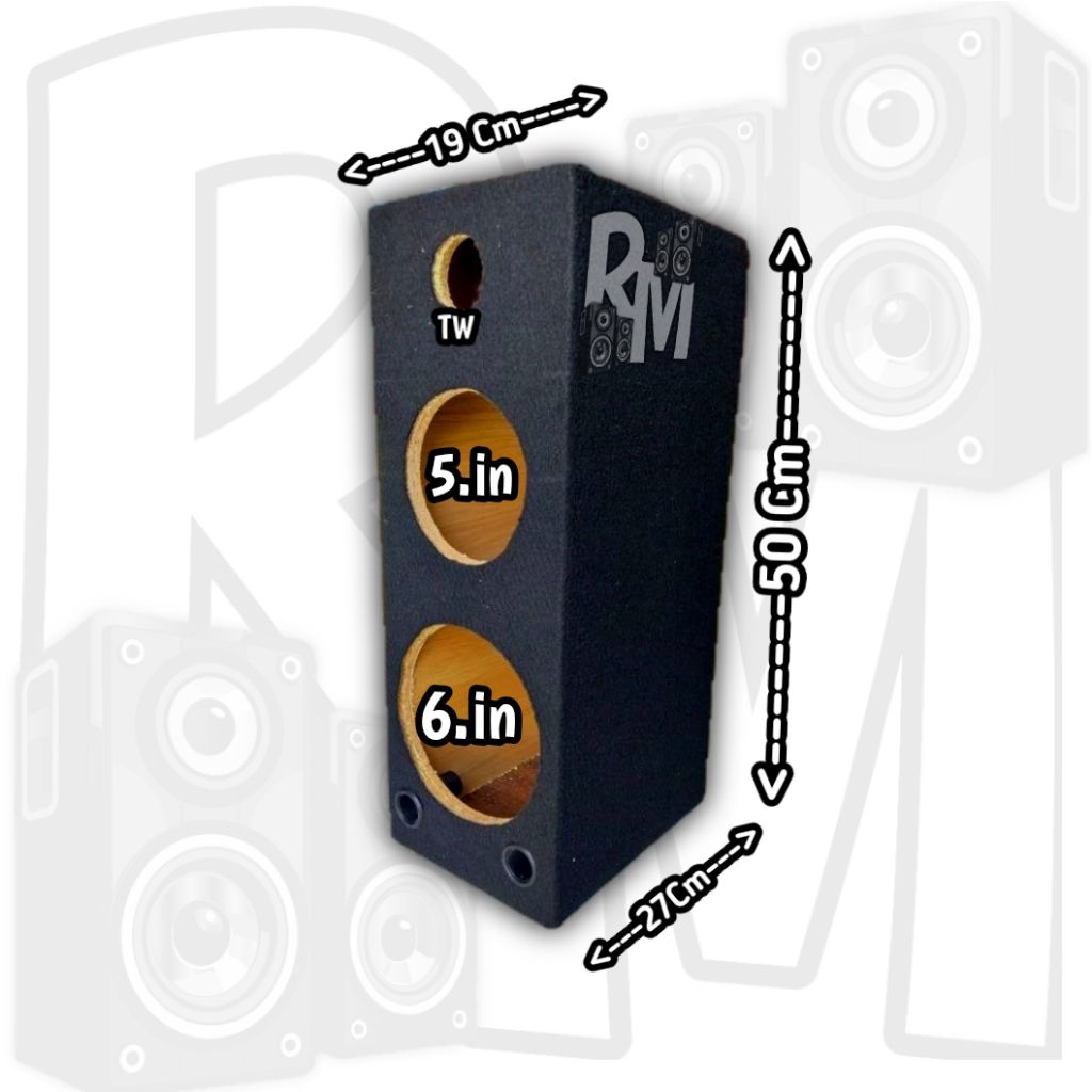BOX SPEAKER 5inch dan 6 inch dan Tweter . miniatur Audio