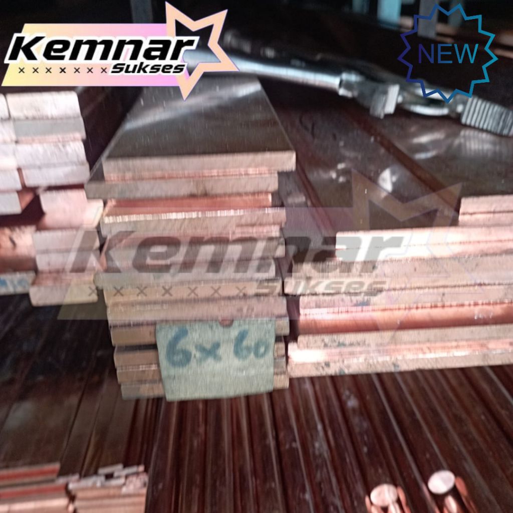 plat strip tembaga uk 5mm x 20mm x 490mm plat strip tembaga