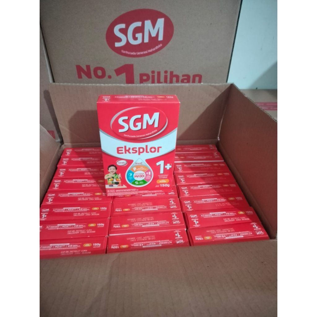 susu sgm 1+ madu 150 gr 5-10 PCS gratis bubble wrap kardus