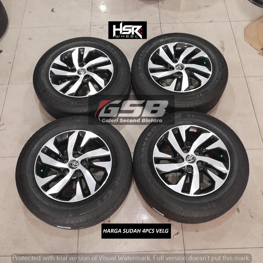 Dijual velg mobil copotan TOYOA RUSH R16X6,55X114,3 ET 50 B/P + GT920(2024) 215 65 R16