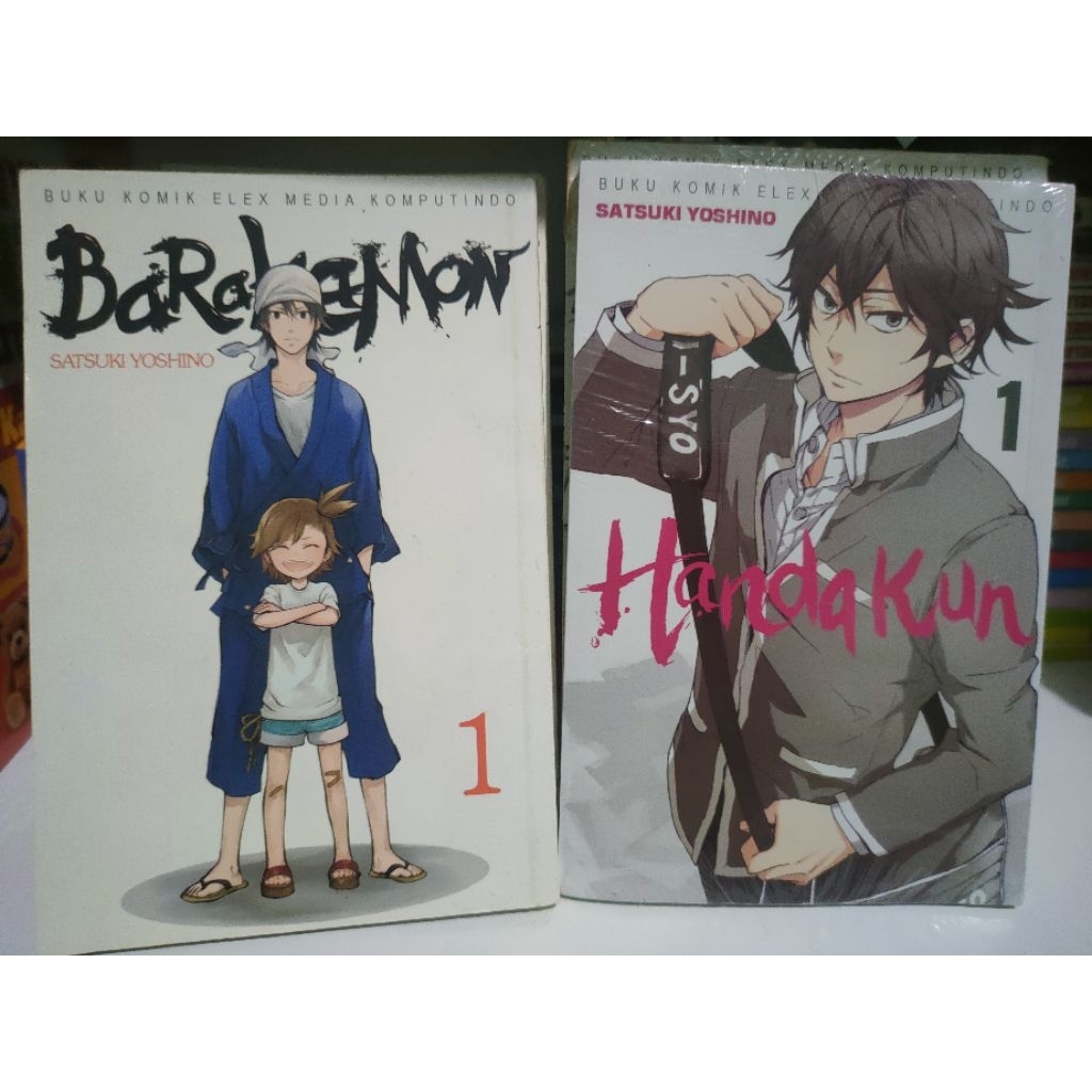 Komik Barakamon Set 1-18 Tamat dan Handa-kun Set 1-8 Tamat+Anthology Segel