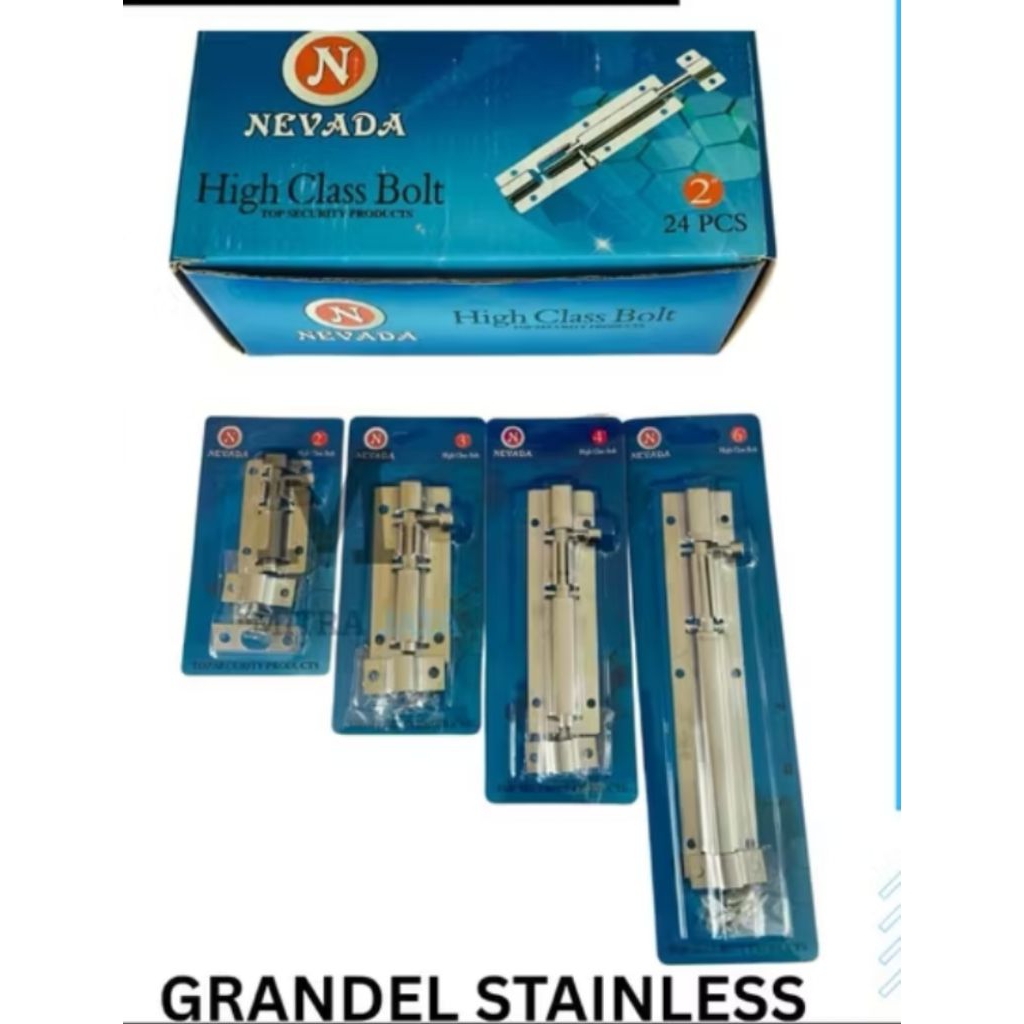 Grendel Pintu/ Slot pintu Babet Bahan Stainless Steel