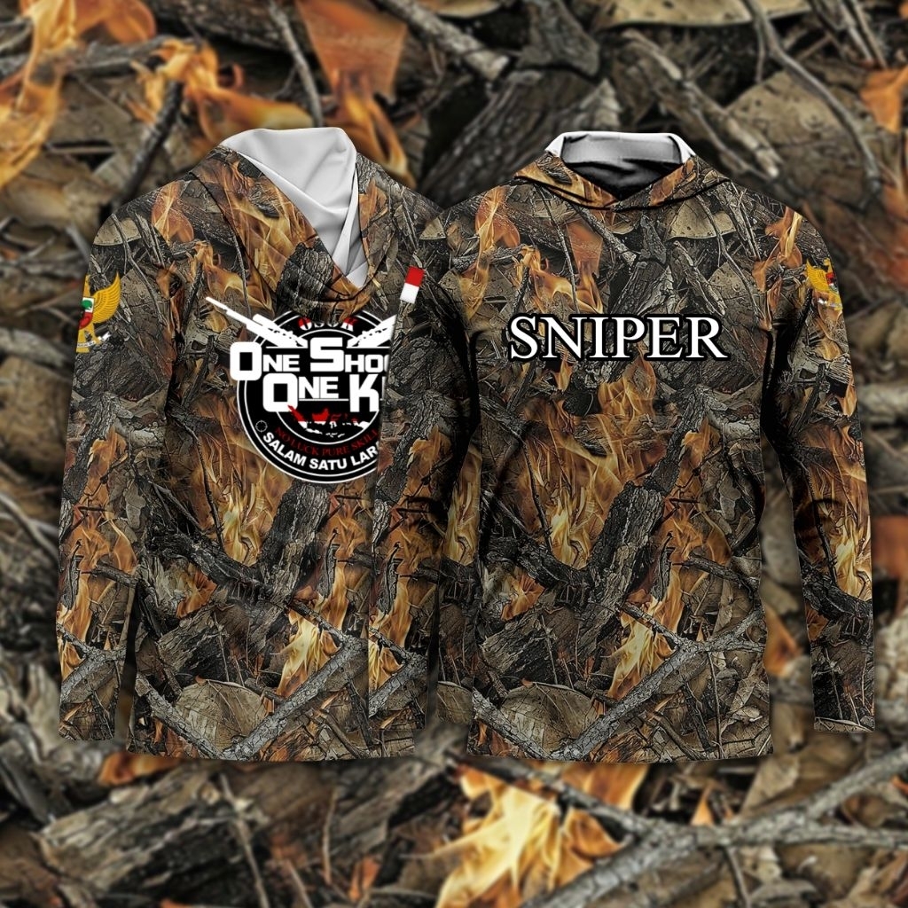 Baju camo sniper berburu hunting/costum berburu sniper/Jersey camo hunting sniper