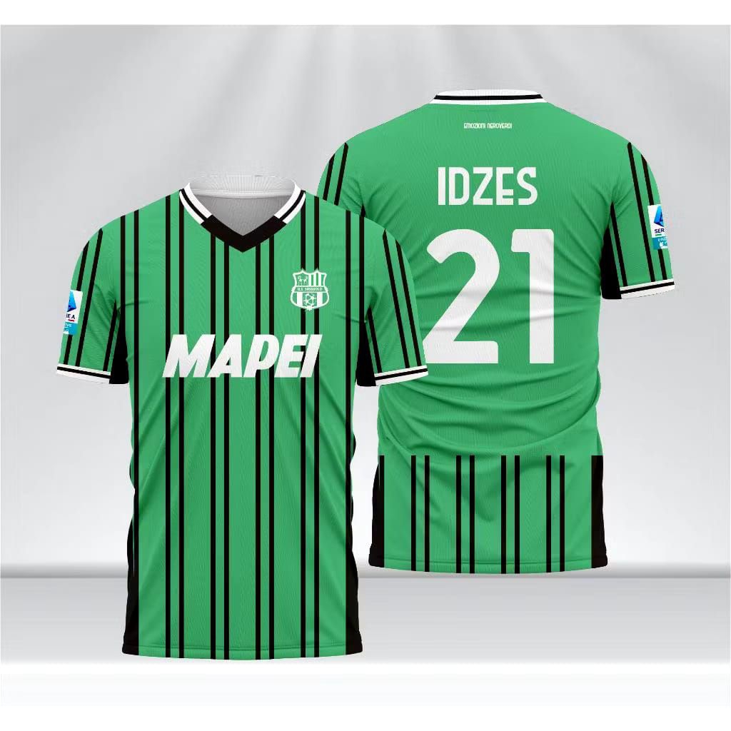 JERSEY BOLA SASSUOLO HOME 2025 2026 SPESIAL EDITION JAY IDZES GRATIS NAMA DAN NOMOR PUNGGUNG