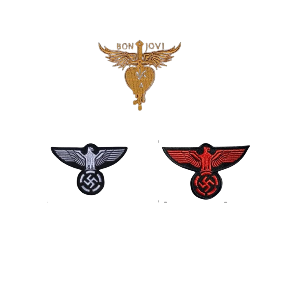 PATCH BORDIR JAHIT TEMPEL  BON JOVI TERLARIS BERKUALITAS