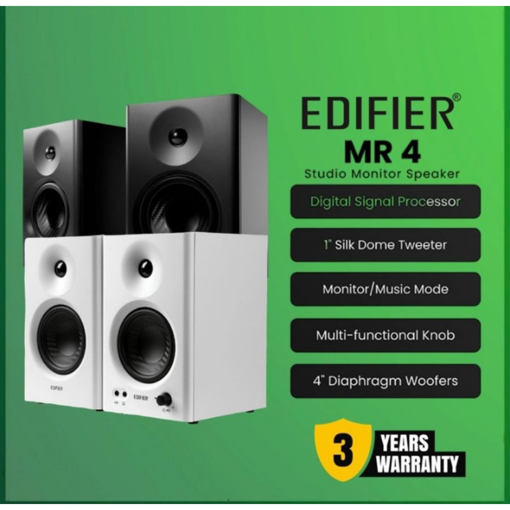 Edifier MR3|MR4 Studio Monitor Speaker