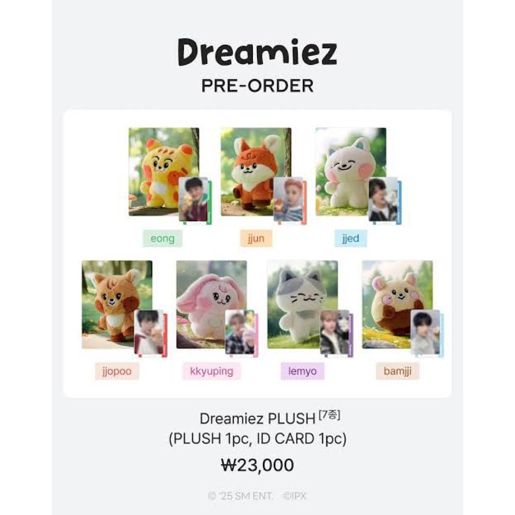 perfume and doll kyupping line friends jaemin nct dream v1
