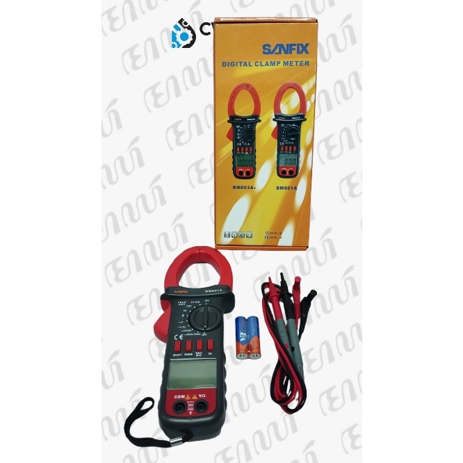 SANFIX - Tang Ampere Listrik Digital | Clamp Meter | Tang Meter BM 801A