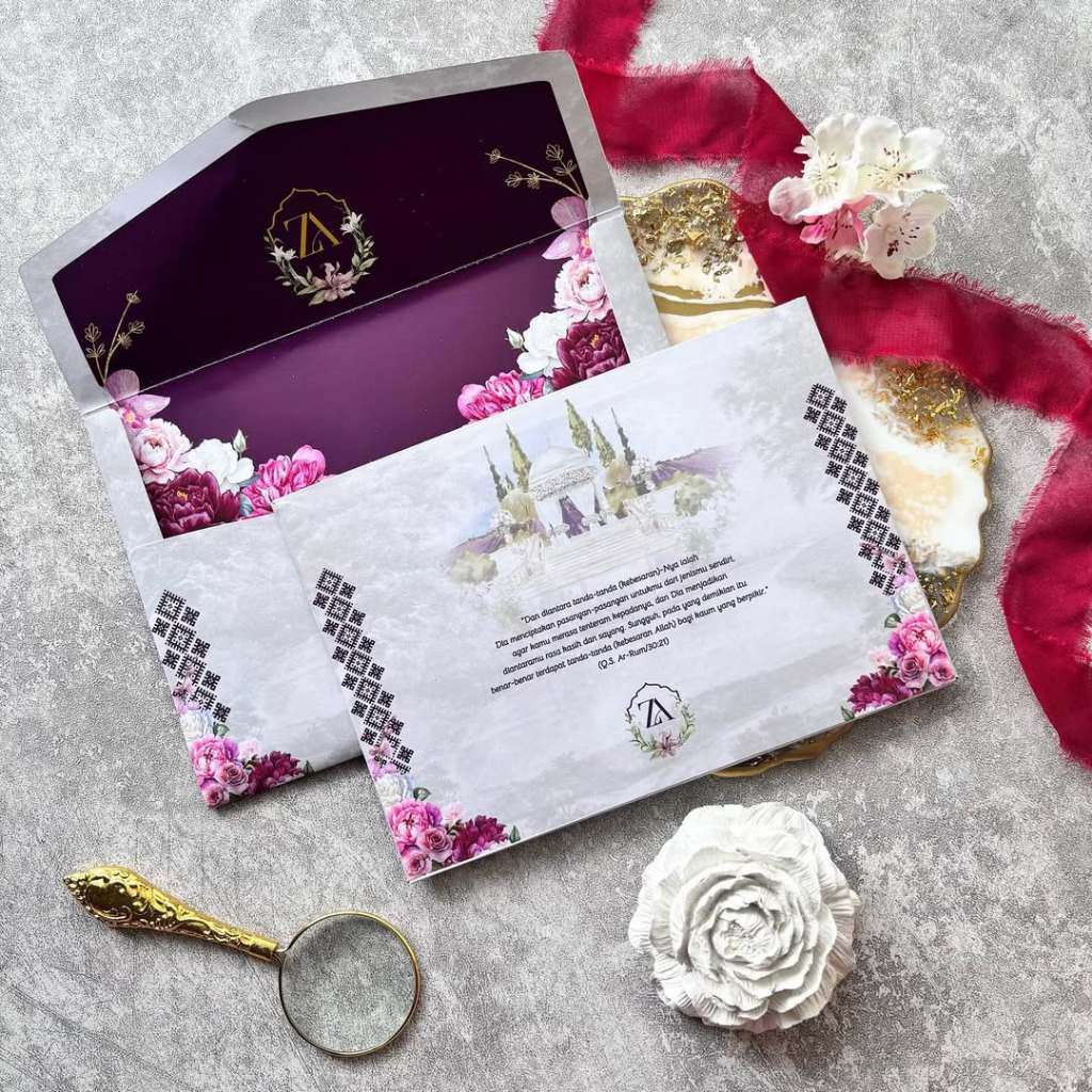 undangan pernikahan | undangan hardcover | undangan amplop hardcover |  custom design
