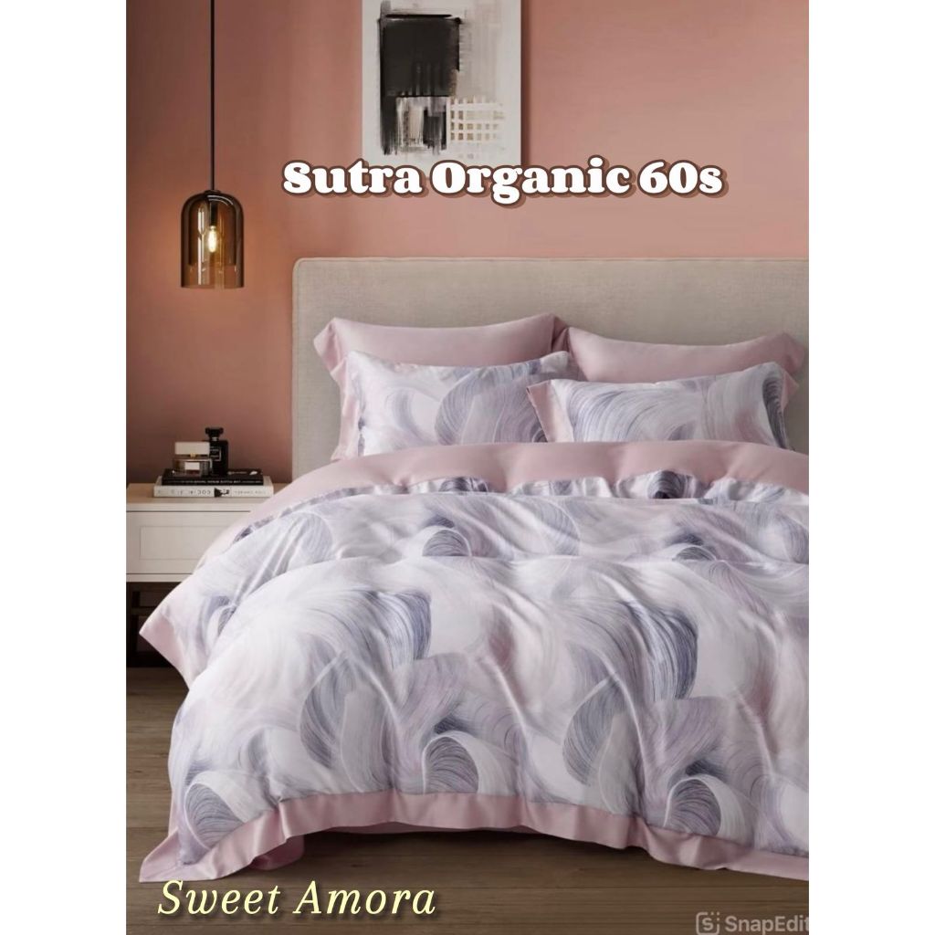 Sprei Set Sutra Organic Serat Bamboo Original 60s / Sprei sutra organic / sprei sutra kingkoil , spr