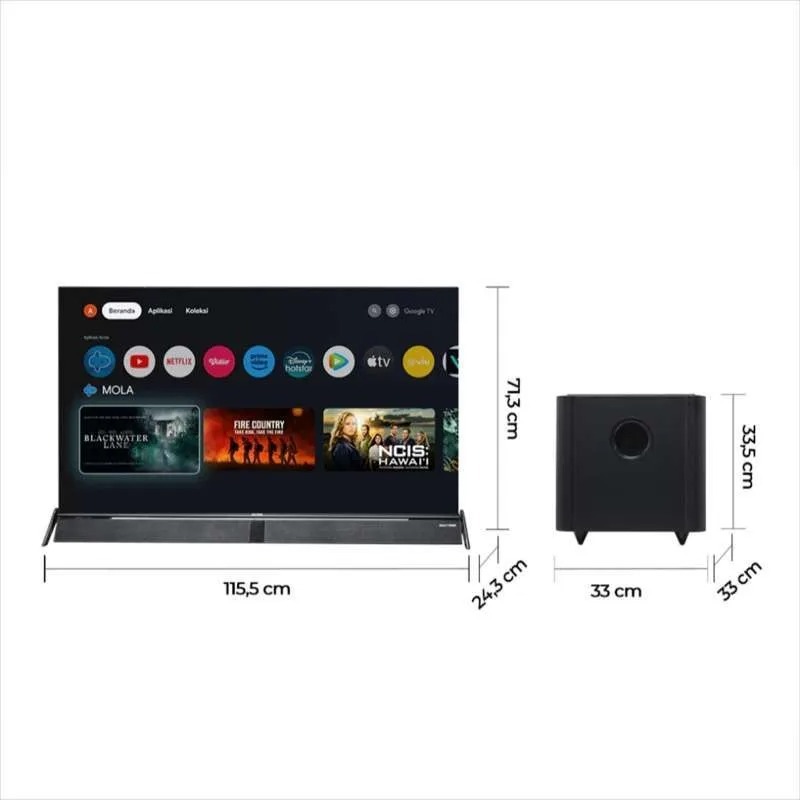 LED TV  POLYTRON 50BUG5058