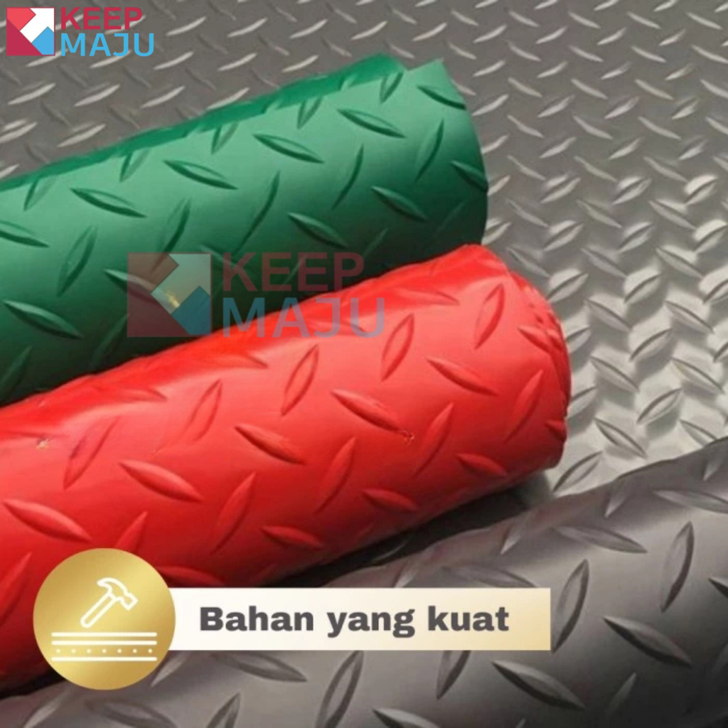 Keset lantai PVC tahan air dan anti lembab / keset tangga dapur / keset lantai koridor UK 50x120cm