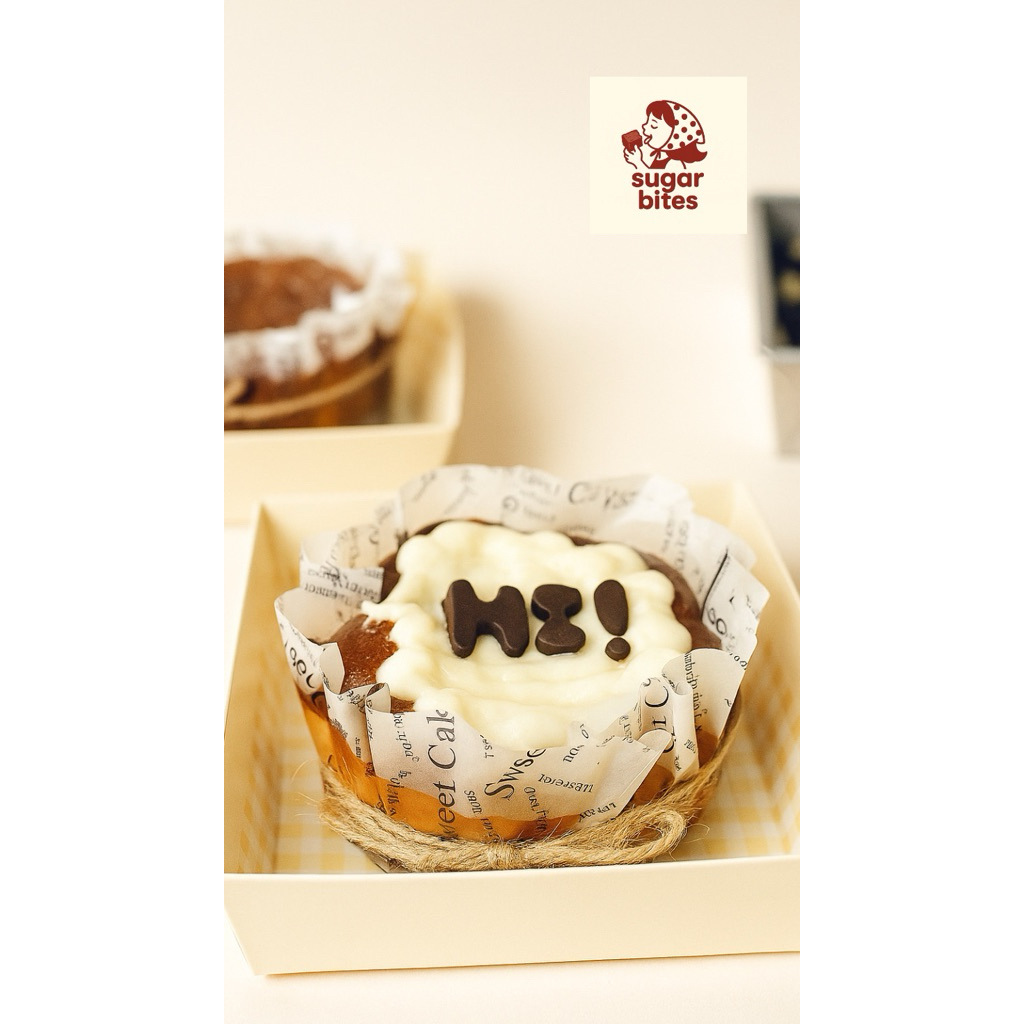 Brownie Burnt Cheese Cake [Sugar Bites]