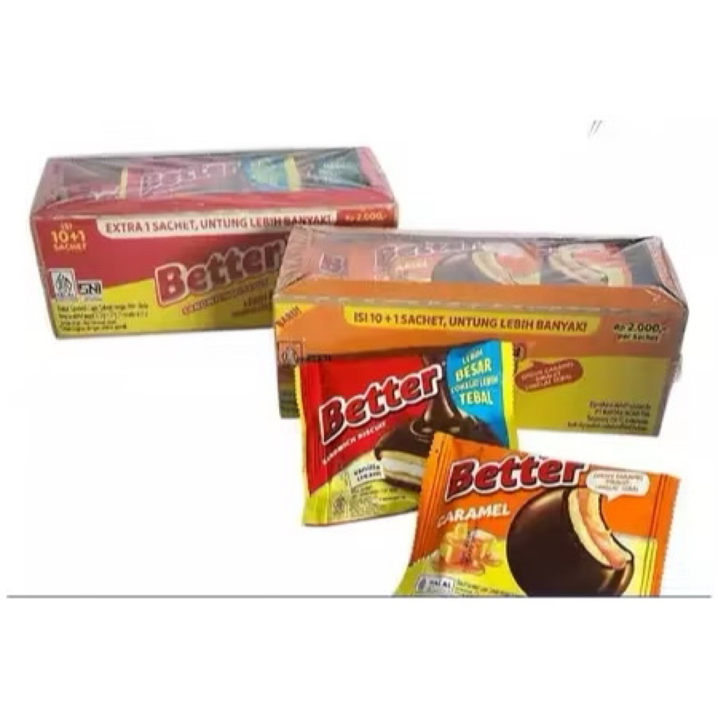 BETTER box isi 10 pcs / jajanan anak / coklat / grosir
