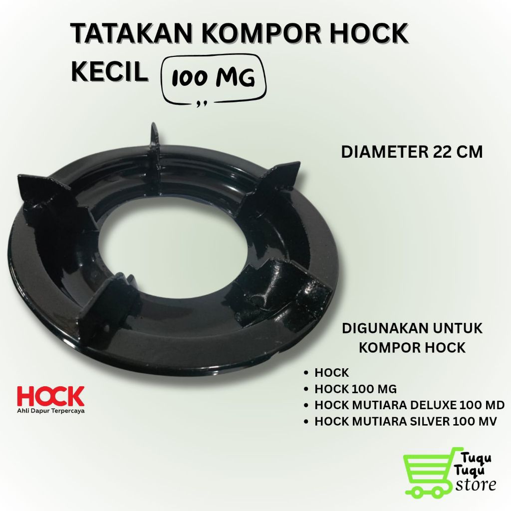 TUNGKU TATAKAN HOCK 100MG ORIGINAL / KOMPOR GAS 1 TUNGKU 2 TUNGKU