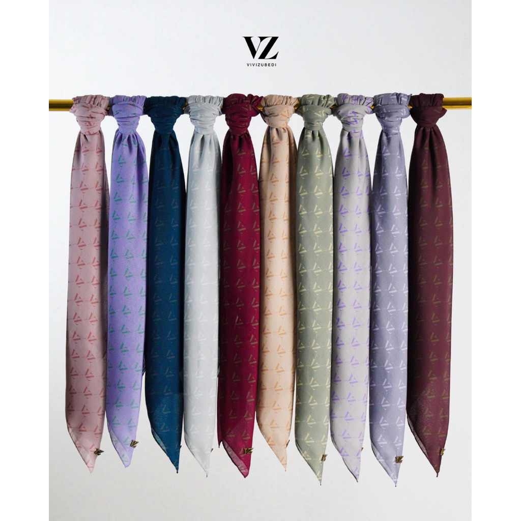 NEW VZ MONOGRAM VOAL SCARF