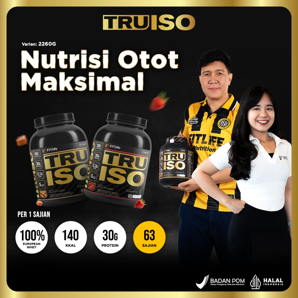 FITlife Truiso Whey Protein Isolate 5lbs/2260gr (WPro Iso Upgraded)