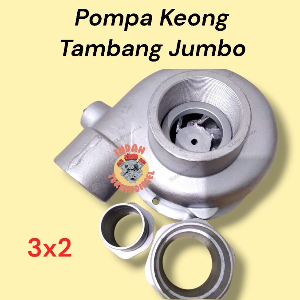 Pompa Keong Tambang 3inch (3x2) // Pompa Turbo alumunium