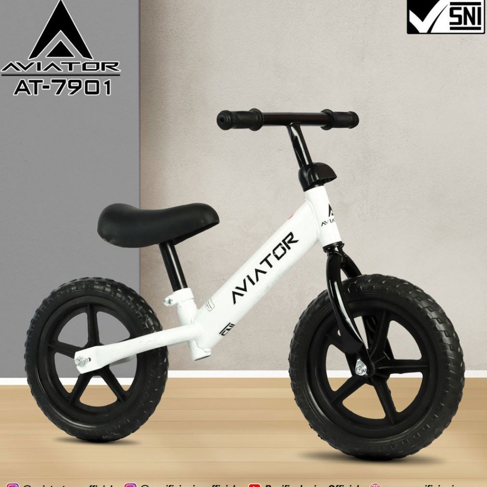 Sepeda Anak Balance Bike PUSH BIKE AVIATOR AT7901 AT7901