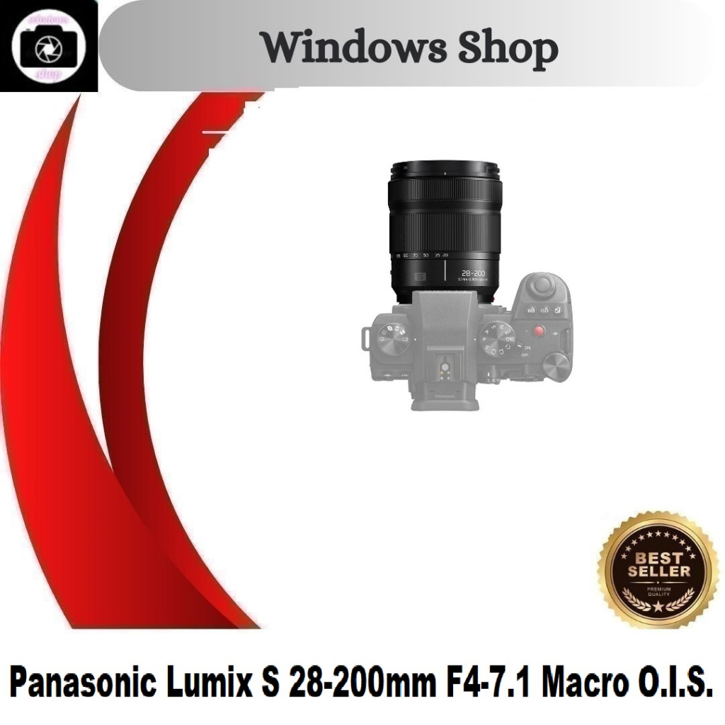 Lensa Panasonic Lumix S 28-200mm F4-7.1 Macro O.I.S.