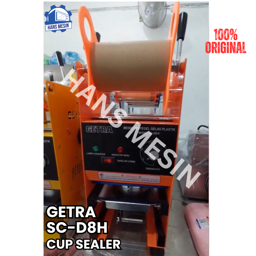 CUP SEALER 22 OZ (GETRA) SC-D8H FREE LID
