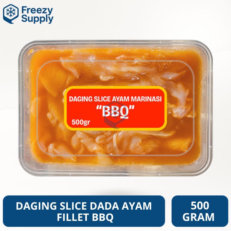 Daging Slice Dada Ayam Fillet 500gr BBQ