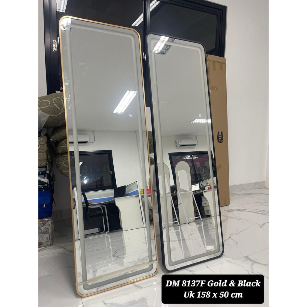 Standing Mirror LED Touchscreen / Standing Mirror Cantik / Standing Mirror Mewah / Standing Mirror M
