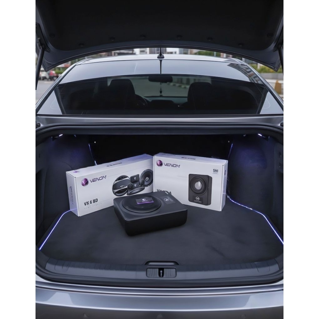 Subwoofer Kolong Aktip Bawah Jox VENOM seri VX-8.2A 8 inch &Speaker split 2way Venom Baby diablo Vx