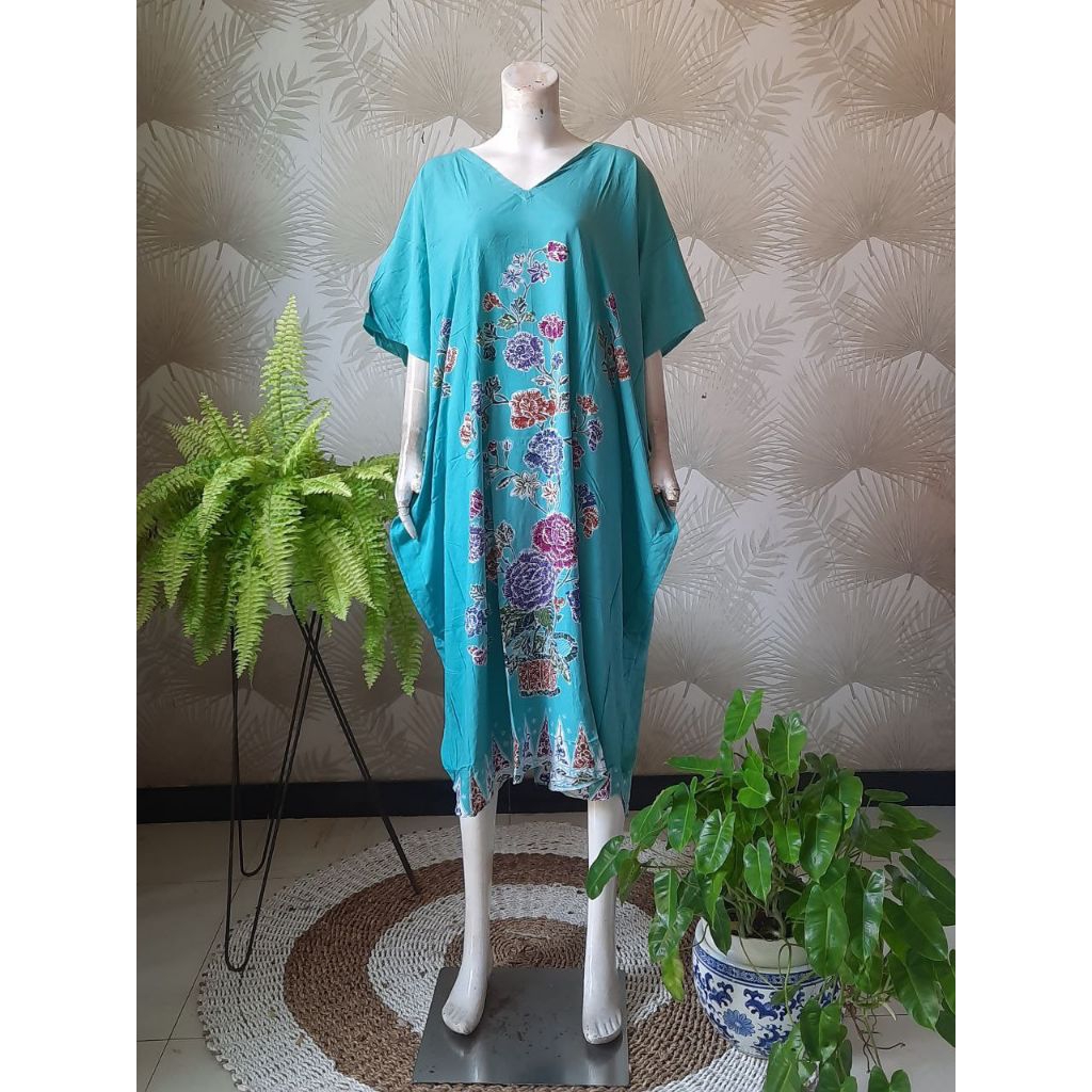 MEKAR Daster Lowo Encim Premium Rayon Candi Mekar Ld 168 Pb 118 Jumbo Busui Resleting Depan Homedres