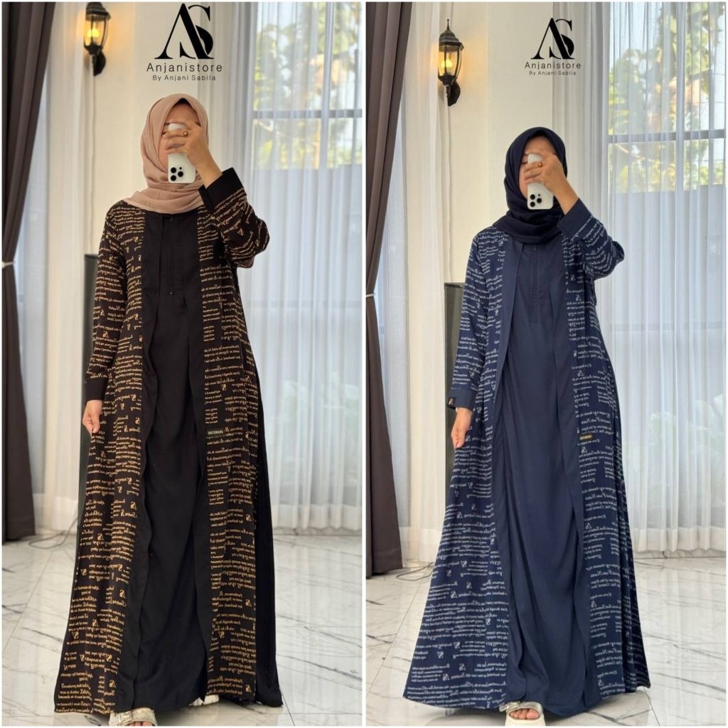 Abaya Koran Original Anjani Store  Twill Uniqlo || READY
