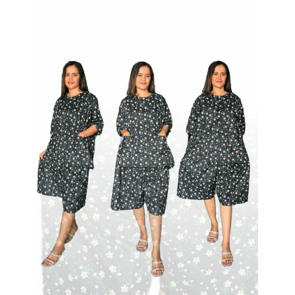 Babydoll Katun Super Jumbo Ld 140 | SETELAN CELANA PENDEK KATUN