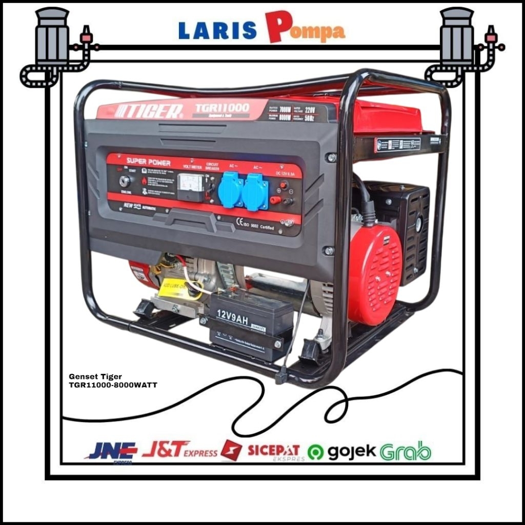 Genset Tiger TGR11000-8000WATT